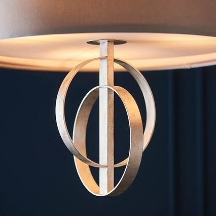 Endon 95215 - Πολυέλαιος με αλυσίδα 5xE27/10W/230V, διάμ. 70 εκ., γκρι