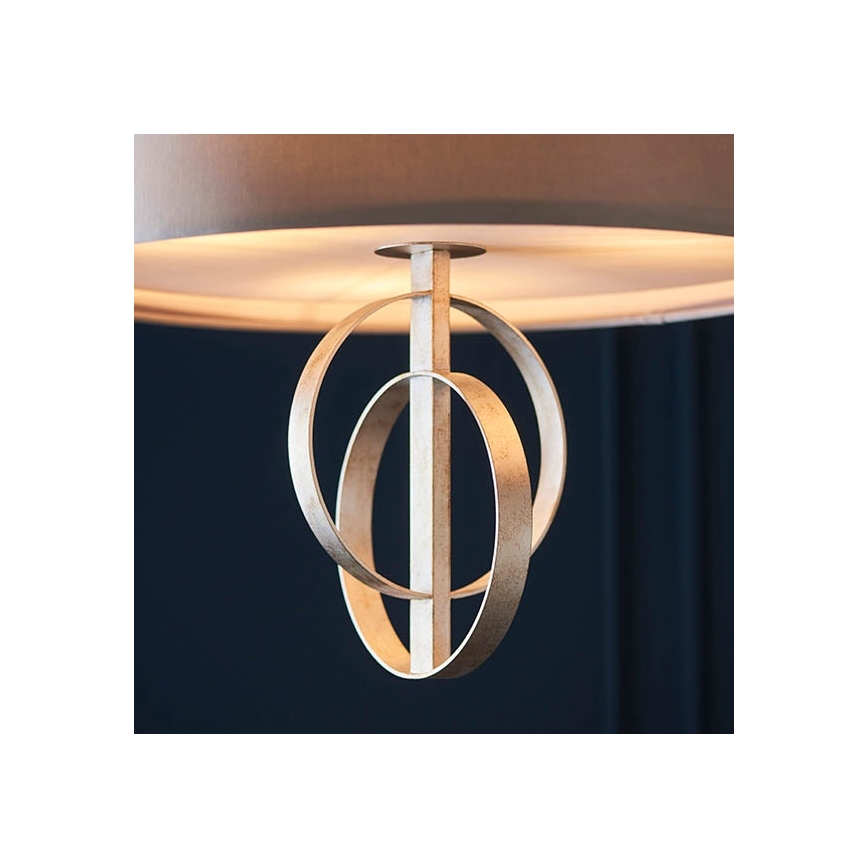 Endon 95215 - Πολυέλαιος με αλυσίδα 5xE27/10W/230V, διάμ. 70 εκ., γκρι