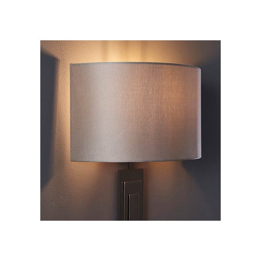 Endon 95271 - Φωτιστικό τοίχου CARLTON 1xE27/10W/230V μπρονζέ