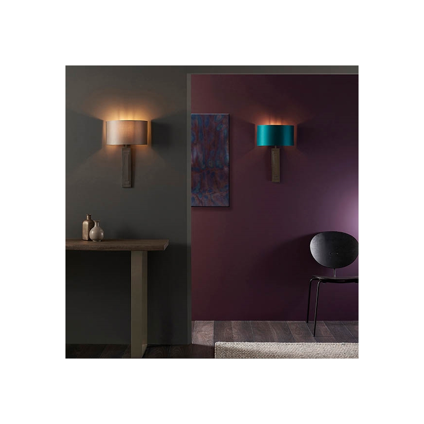 Endon 95271 - Φωτιστικό τοίχου CARLTON 1xE27/10W/230V μπρονζέ