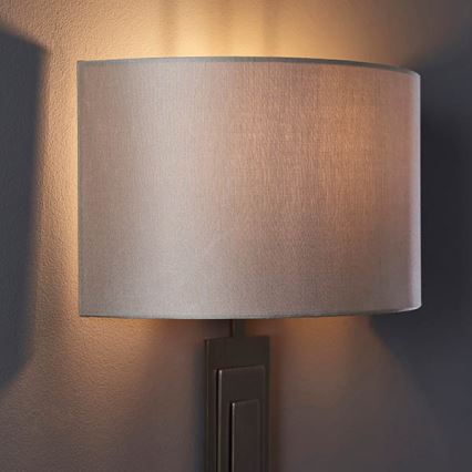 Endon 95271 - Φωτιστικό τοίχου CARLTON 1xE27/10W/230V μπρονζέ