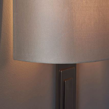 Endon 95271 - Φωτιστικό τοίχου CARLTON 1xE27/10W/230V μπρονζέ