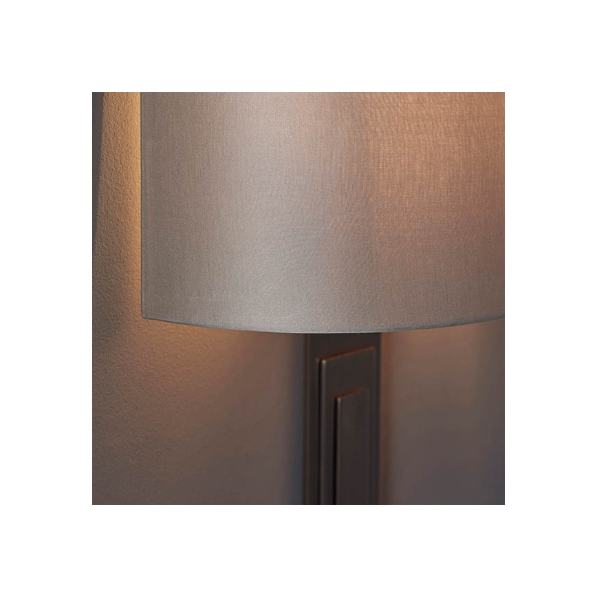 Endon 95271 - Φωτιστικό τοίχου CARLTON 1xE27/10W/230V μπρονζέ