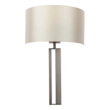 Endon 95449 - Επιτοίχιο φωτιστικό 1xE27/10W/230V μπεζ/ματ χρώμιο