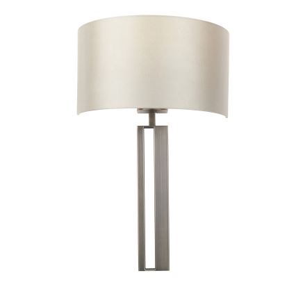 Endon 95449 - Επιτοίχιο φωτιστικό 1xE27/10W/230V μπεζ/ματ χρώμιο