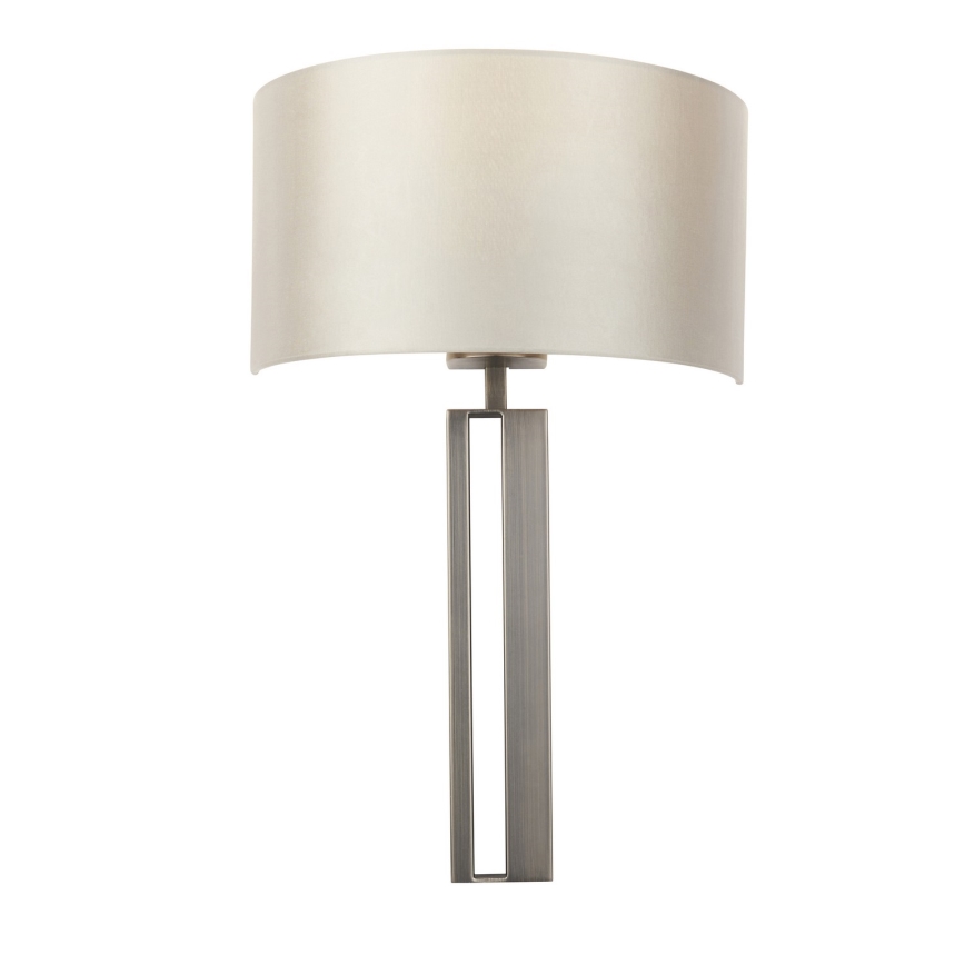 Endon 95449 - Επιτοίχιο φωτιστικό 1xE27/10W/230V μπεζ/ματ χρώμιο