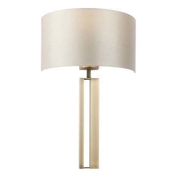 Endon 95452 - Επιτοίχιο φωτιστικό 1xE27/10W/230V μπεζ/χρυσό
