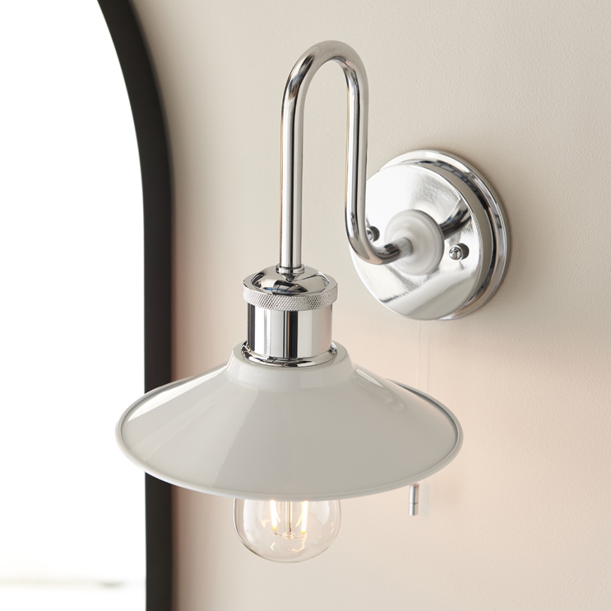 Endon 95508 - Απλίκα μπάνιου MARIS 1xE27/6W/230V IP44 γυαλιστερό χρώμιο