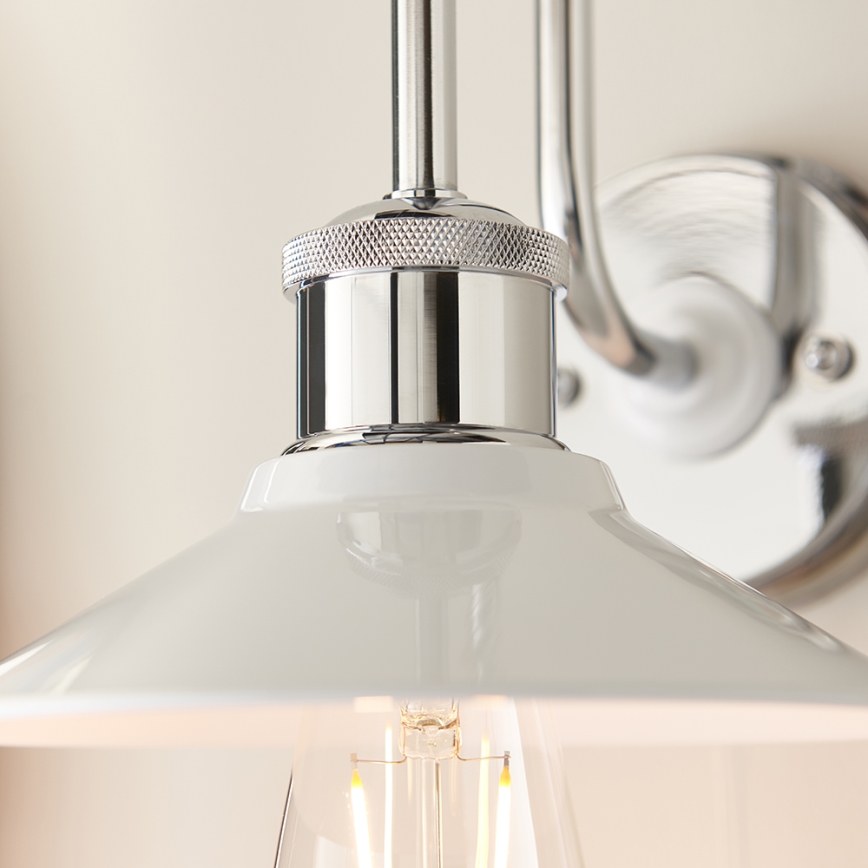Endon 95508 - Απλίκα μπάνιου MARIS 1xE27/6W/230V IP44 γυαλιστερό χρώμιο