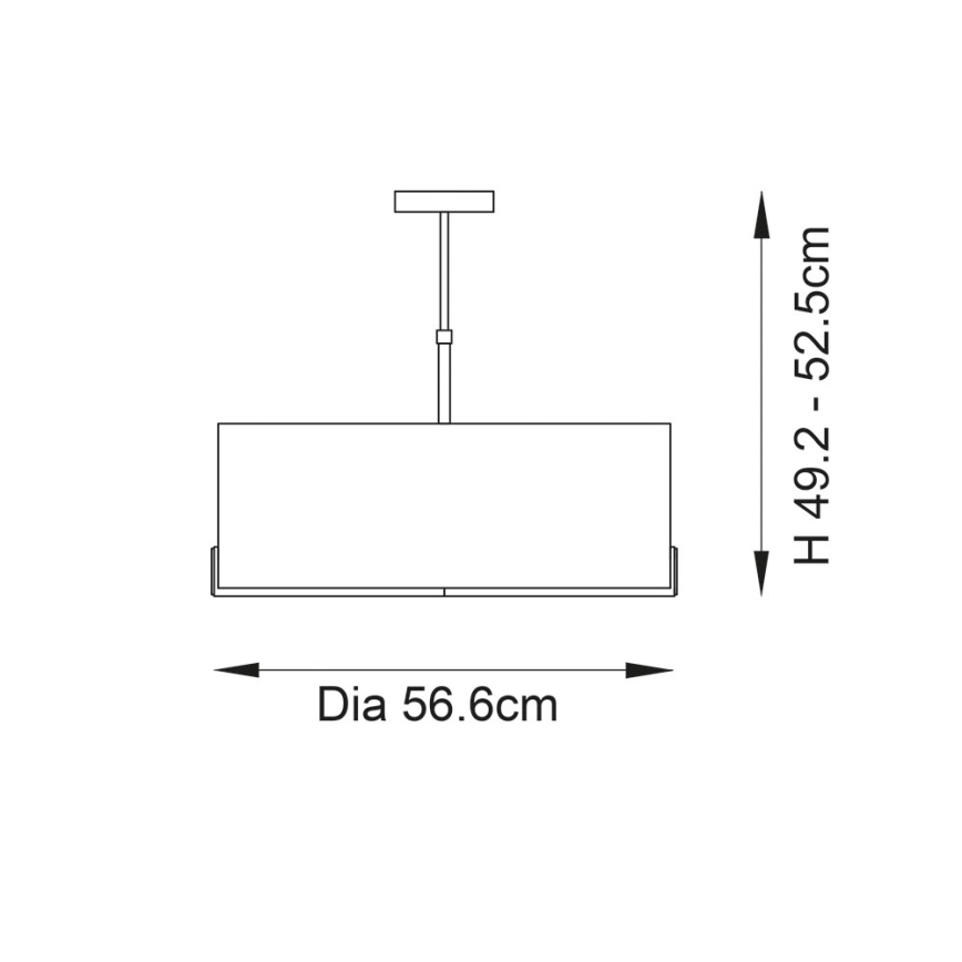 Endon 95839 - Κρεμαστό φωτιστικό HAYFIELD 3xE27/40W/230V ορείχαλκος/πράσινο