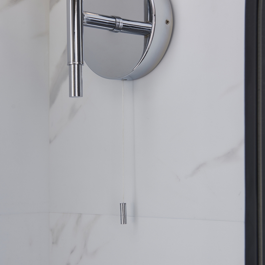 Endon 97171 - Επιτοίχιο φωτιστικό μπάνιου NATORI 1xG9/3W/230V IP44 γυαλιστερό χρώμιο