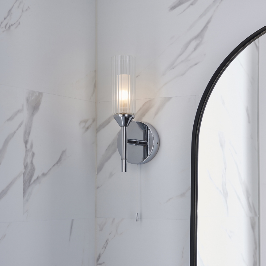 Endon 97171 - Επιτοίχιο φωτιστικό μπάνιου NATORI 1xG9/3W/230V IP44 γυαλιστερό χρώμιο