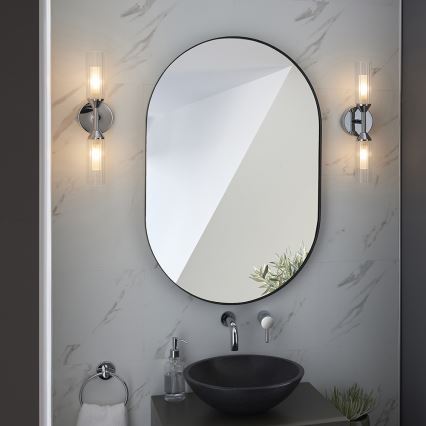Endon 97172 - Επιτοίχιο φωτιστικό μπάνιου NATORI 2xG9/3W/230V IP44 γυαλισμένο χρώμιο
