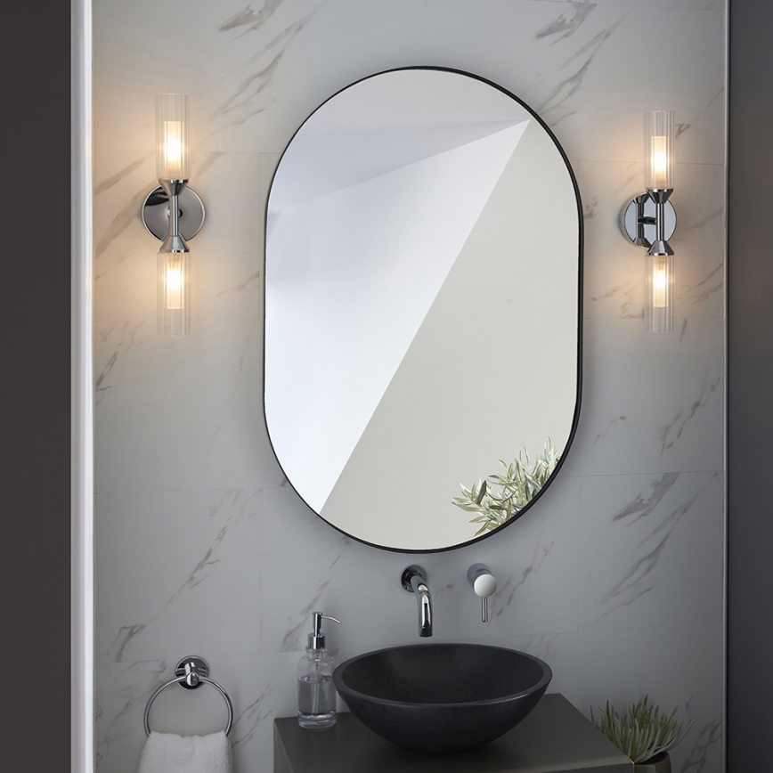 Endon 97172 - Επιτοίχιο φωτιστικό μπάνιου NATORI 2xG9/3W/230V IP44 γυαλισμένο χρώμιο