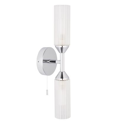 Endon 97172 - Επιτοίχιο φωτιστικό μπάνιου NATORI 2xG9/3W/230V IP44 γυαλισμένο χρώμιο
