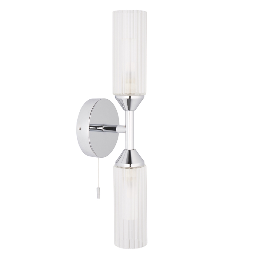 Endon 97172 - Επιτοίχιο φωτιστικό μπάνιου NATORI 2xG9/3W/230V IP44 γυαλισμένο χρώμιο