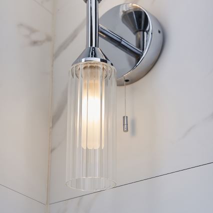 Endon 97172 - Επιτοίχιο φωτιστικό μπάνιου NATORI 2xG9/3W/230V IP44 γυαλισμένο χρώμιο