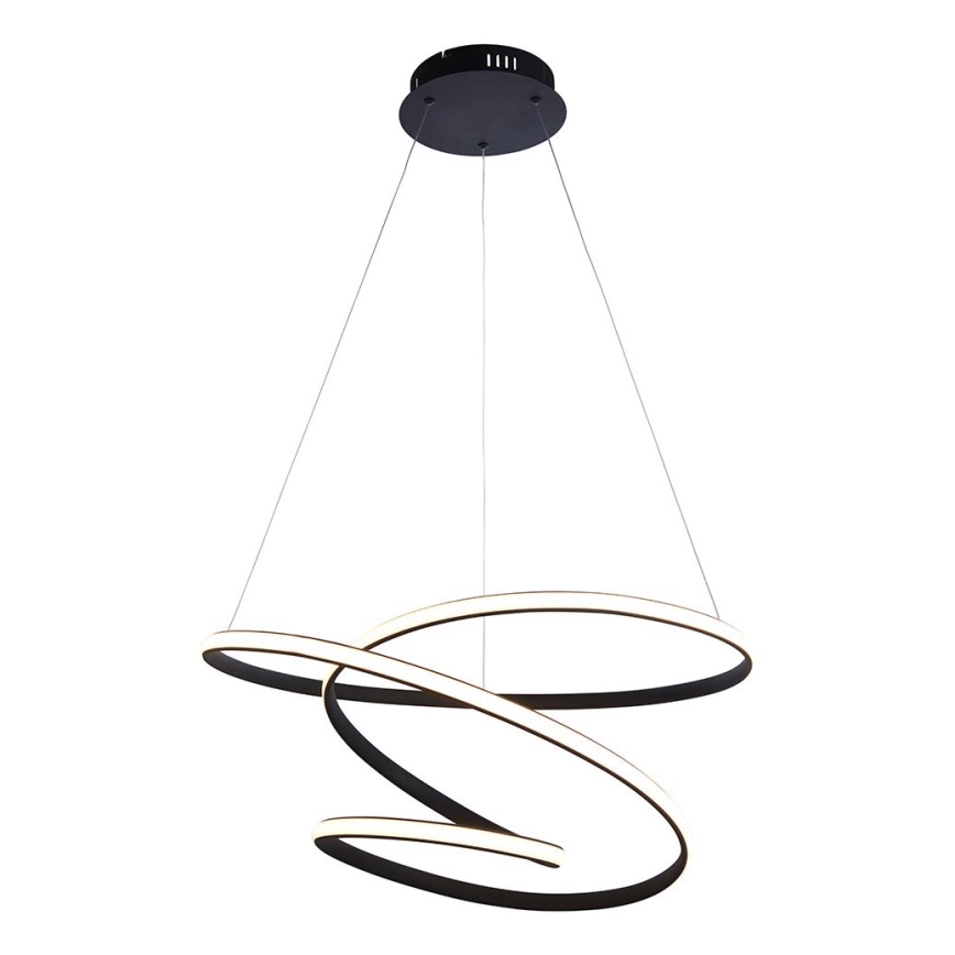 Endon 97632 - Κρεμαστό φωτιστικό με καλώδιο DUNE LED/47,5W/230V 3000K μαύρο