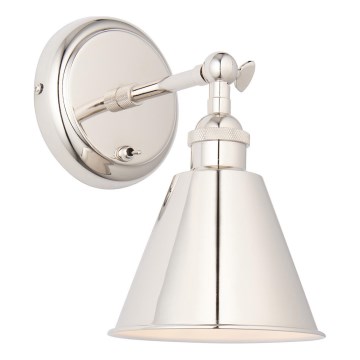 Endon 98716 - Επιτοίχιο σποτ φωτιστικό HALLE 1xE14/40W/230V γυαλιστερό χρώμιο