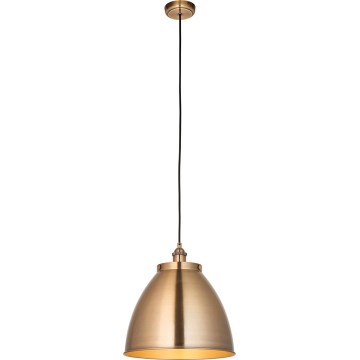 Endon 98744 - Κρεμαστό φωτιστικό με καλώδιο FRANKLIN 1xE27/10W/230V ορείχαλκος