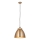 Endon 98744 - Κρεμαστό φωτιστικό με καλώδιο FRANKLIN 1xE27/10W/230V ορείχαλκος