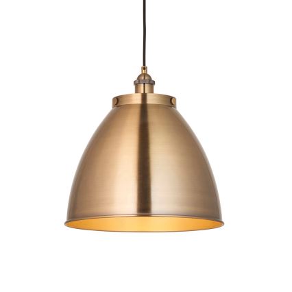 Endon 98744 - Κρεμαστό φωτιστικό με καλώδιο FRANKLIN 1xE27/10W/230V ορείχαλκος