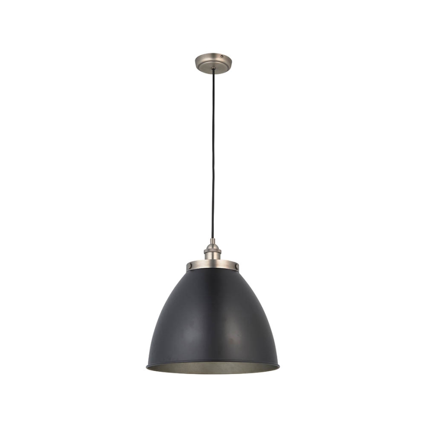 Endon 98749 - Κρεμαστό φωτιστικό με καλώδιο FRANKLIN 1xE27/10W/230V μαύρο/ορείχαλκος