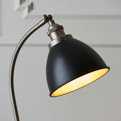 Endon 98752 - Επιτραπέζιο φωτιστικό FRANKLIN 1xE14/7W/230V ματ χρώμιο/ανθρακί