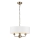Endon 98934 - Κρεμαστό φωτιστικό οροφής HIGHCLERE 3xE14/40W/230V λευκό/ορείχαλκος