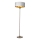 Endon 98935 - επιδαπέδιο φωτιστικό HIGHCLERE 3xE14/40W/230V λευκό/ορείχαλκος διάμετρος 47 cm