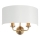 Endon 98937 - Φωτιστικό τοίχου HIGHCLERE 2xE14/40W/230V λευκό/ορείχαλκος