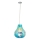 Endon 99791 - Κρεμαστό φωτιστικό οροφής EUROPA 1xE27/10W/230V μπλε