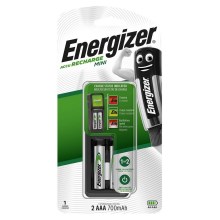 Energizer - Φορτιστής μπαταριών NiMH 3W/2xAA/AAA 700mAh 230V