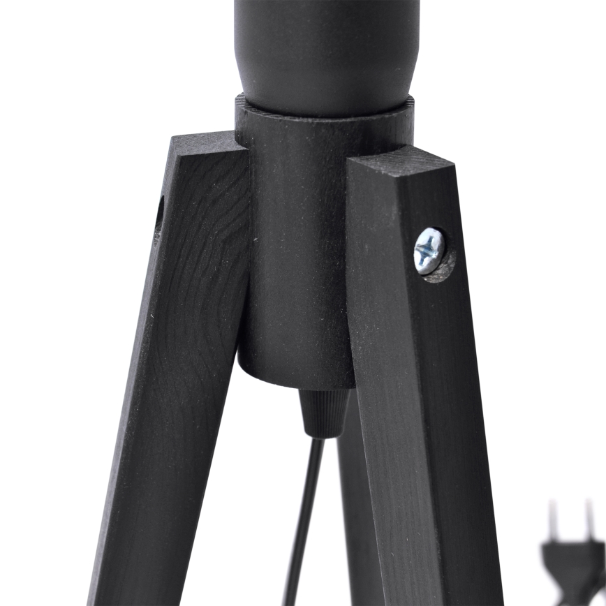 Eπιτραπέζια λάμπα ALBA 1xE27/15W/230V κρεμ/πεύκο