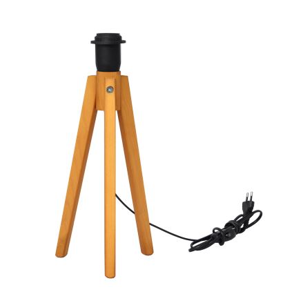 Eπιτραπέζια λάμπα ALBA 1xE27/15W/230V μαύρο/δρυς