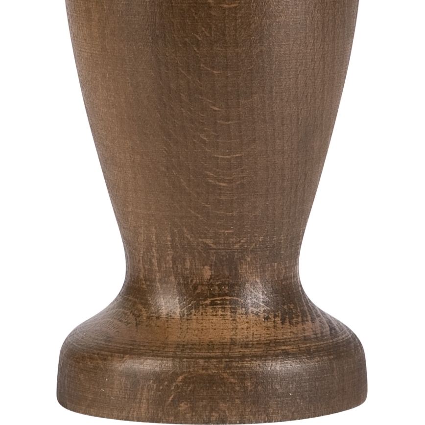 Eπιτραπέζια λάμπα AMFORA 1xE27/60W/230V σκούρο καφέ/οξιά