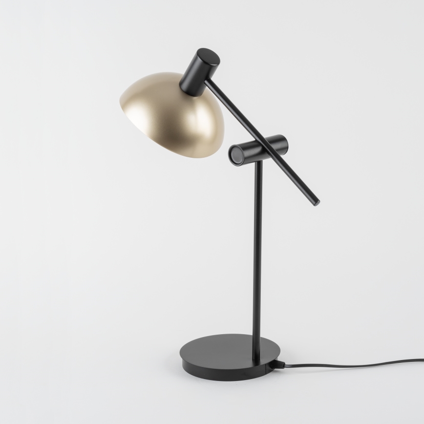 Eπιτραπέζια λάμπα ARTIS 1xE14/40W/230V μαύρο/χρυσαφί