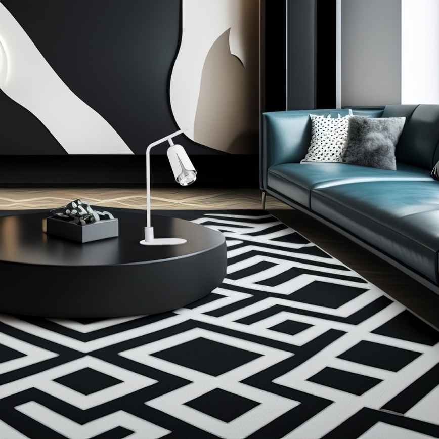 Eπιτραπέζια λάμπα ΛΟΥΛΟΥΔΙΑ 1xGU10/8W/230V λευκό