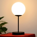 Eπιτραπέζια λάμπα MOON 1xE27/15W/230V μαύρο
