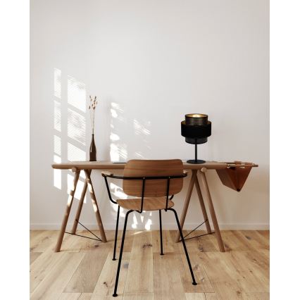 Eπιτραπέζια λάμπα NESS 1xE27/60W/230V μαύρο