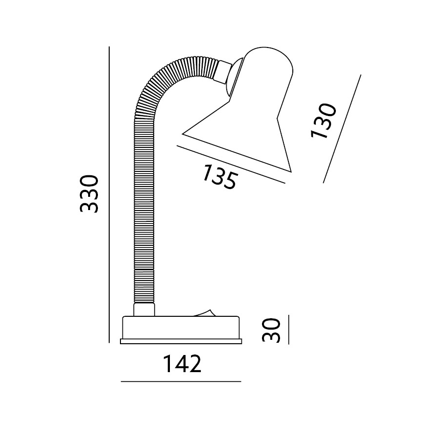 Eπιτραπέζια λάμπα SMIESZEK 1xE27/40W/230V κίτρινο