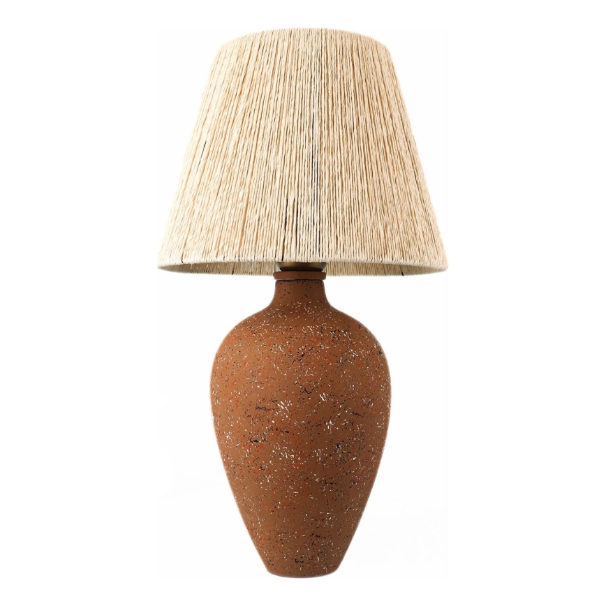 Eπιτραπέζιο φωτιστικό 1xE27/40W/230V καφέ/κρεμ