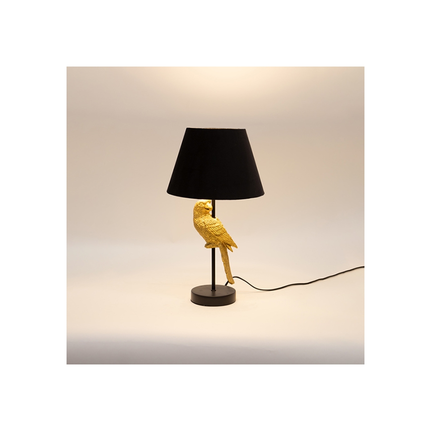 Eπιτραπέζιο φωτιστικό 1xE27/40W/230V μαύρο/χρυσό