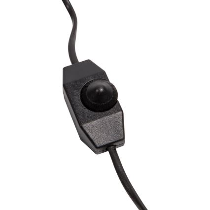 Eπιτραπέζιο φωτιστικό ASEL 1xE27/25W/230V μάρμαρο γκρι/καφέ