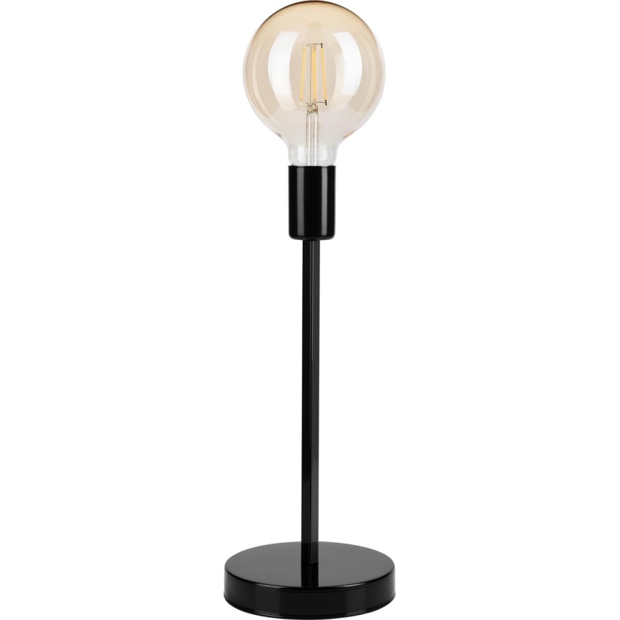 Eπιτραπέζιο φωτιστικό ASTRID 1xE27/60W/230V γυαλιστερό μαύρο