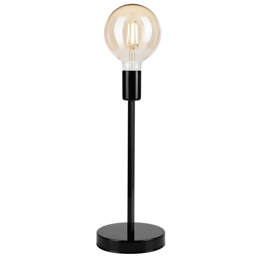 Eπιτραπέζιο φωτιστικό ASTRID 1xE27/60W/230V γυαλιστερό μαύρο