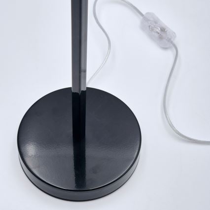 Eπιτραπέζιο φωτιστικό ASTRID 1xE27/60W/230V γυαλιστερό μαύρο