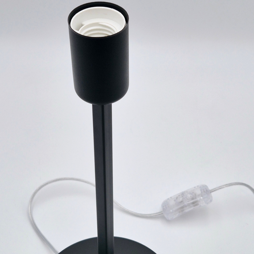 Eπιτραπέζιο φωτιστικό ASTRID 1xE27/60W/230V ματ μαύρο