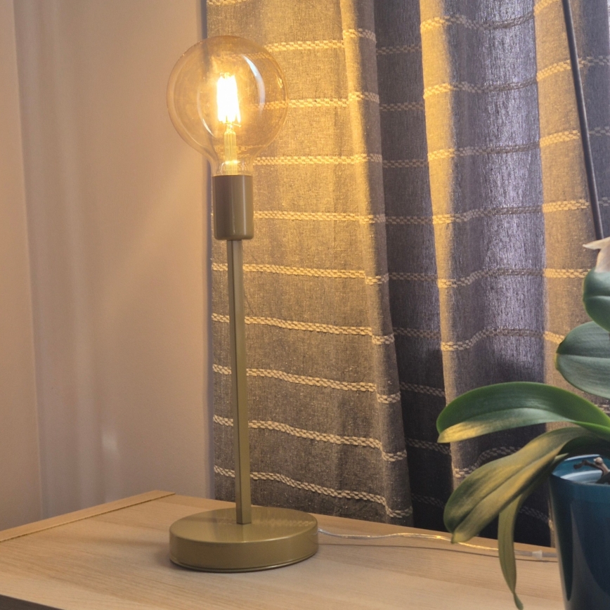 Eπιτραπέζιο φωτιστικό ASTRID 1xE27/60W/230V χρυσό