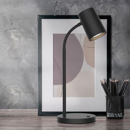 Eπιτραπέζιο φωτιστικό FELIX 1xGU10/9W/230V μαύρο